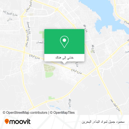 خريطة محمود جميل لمواد البناء