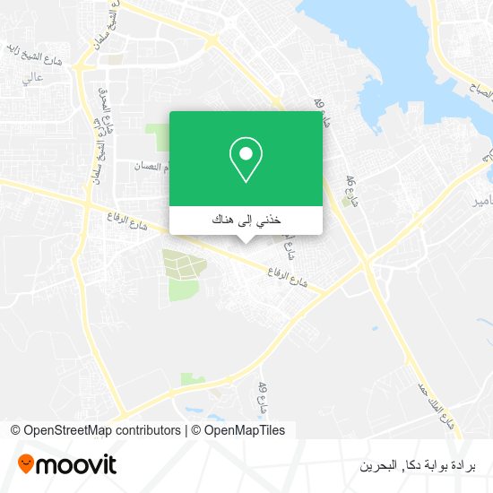 خريطة برادة بوابة دكا