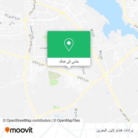 خريطة برادات هشام لاين