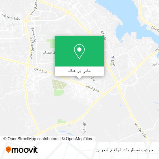 خريطة جاردينيا لمستلزمات الهاتف