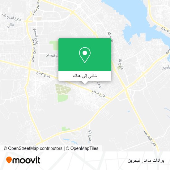 خريطة برادات ماهد