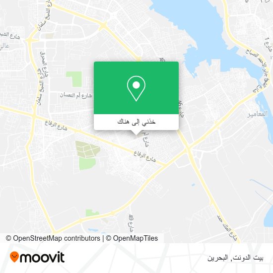 خريطة بيت الدونت