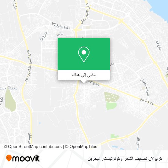 خريطة كريولان تصفيف الشعر وكولوتيست