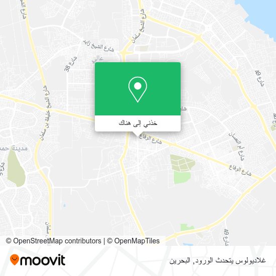 خريطة غلاديولوس يتحدث الورود