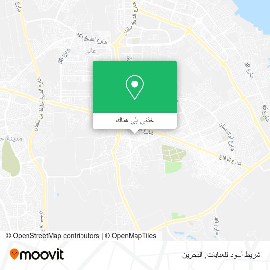 خريطة شريط أسود للعبايات