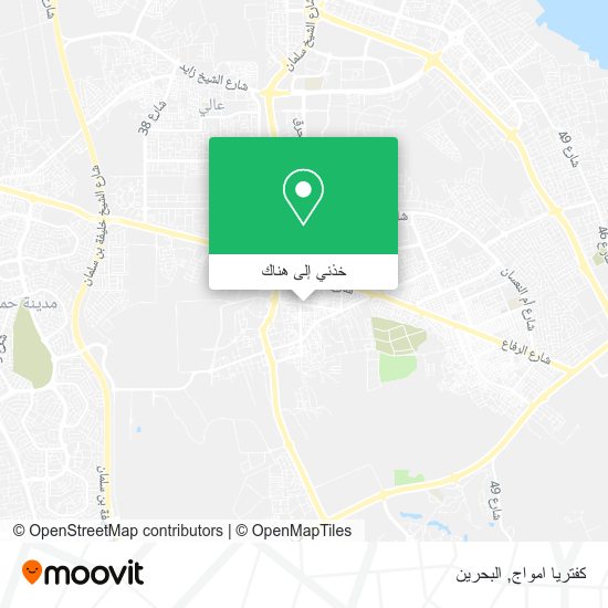 خريطة كفتريا امواج