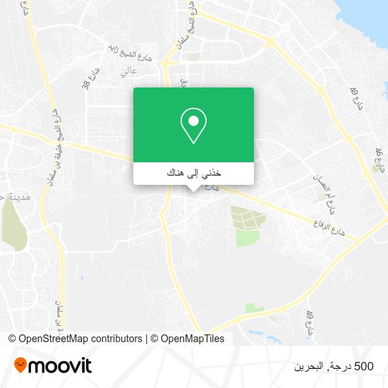 خريطة 500 درجة