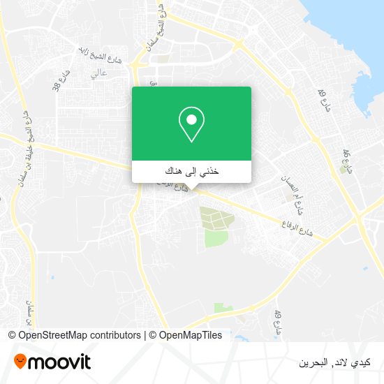 خريطة كيدي لاند