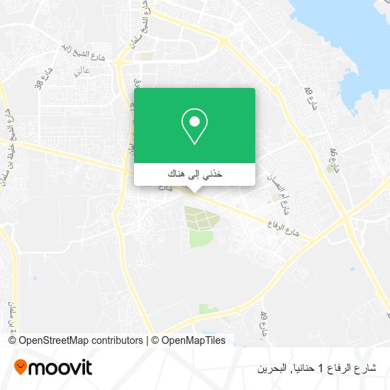 خريطة شارع الرفاع 1 حنانيا