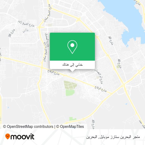 خريطة متجر البحرين ستارز موبايل