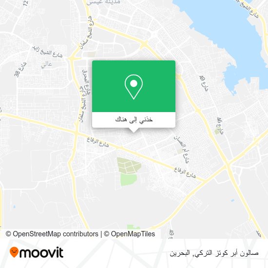خريطة صالون أبر كوتز التركي