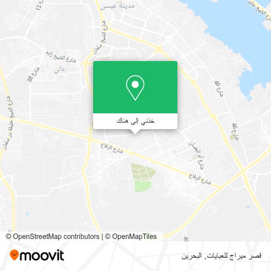 خريطة قصر ميراج للعبايات