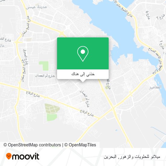 خريطة ميلانو للحلويات والزهور