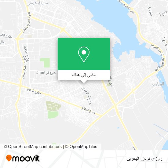 خريطة روزي فودز