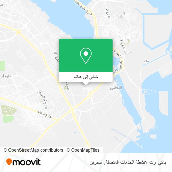 خريطة باكي آرت لأنشطة الخدمات المتصلة