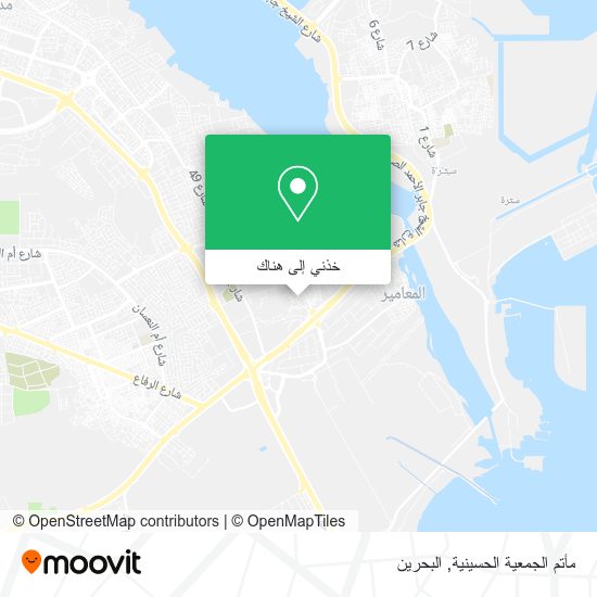 خريطة مأتم الجمعية الحسينية