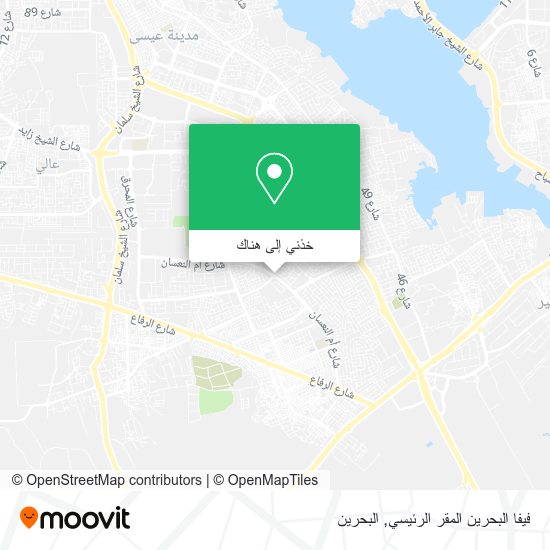 خريطة فيفا البحرين المقر الرئيسي