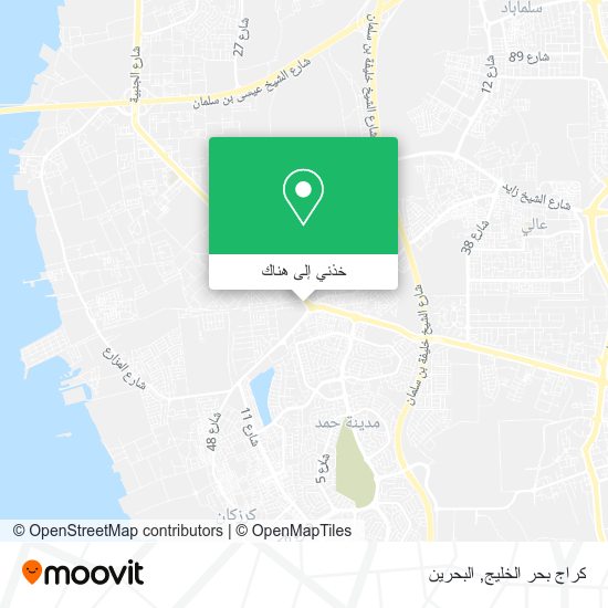 خريطة كراج بحر الخليج