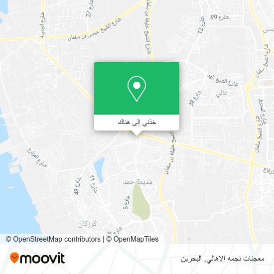 خريطة معجنات نجمه الاهالي