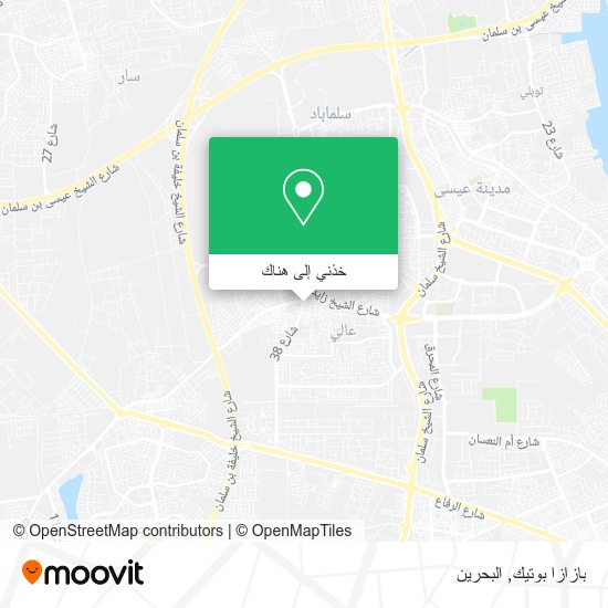 خريطة بازازا بوتيك