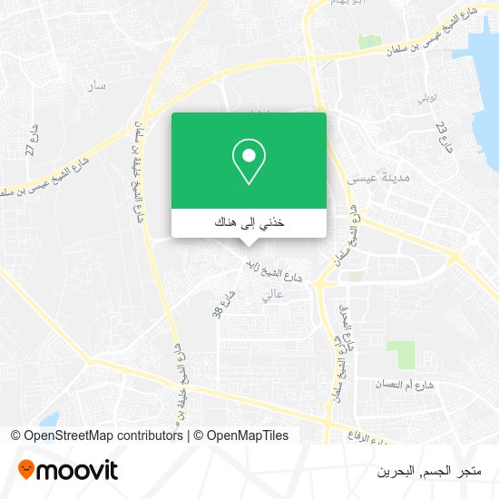 خريطة متجر الجسم
