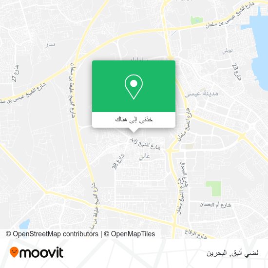 خريطة فضي أنيق
