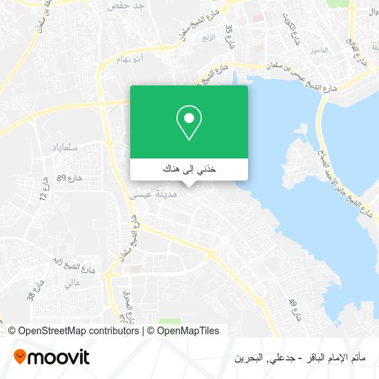 خريطة مأتم الإمام الباقر - جدعلي