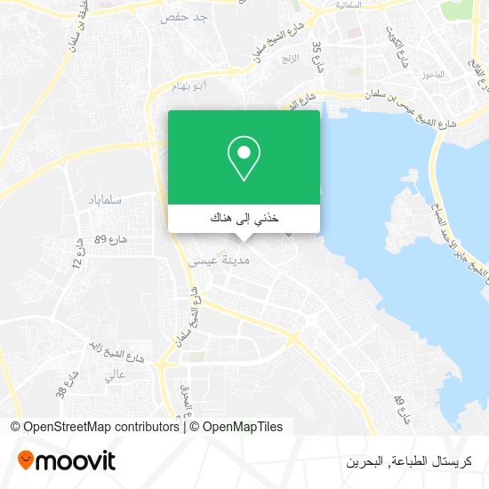 خريطة كريستال الطباعة