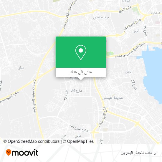 خريطة برادات ناجدة