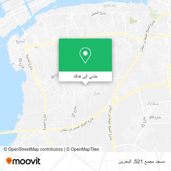 خريطة مسجد مجمع 521