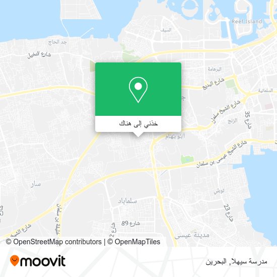 خريطة مدرسة سيهلا