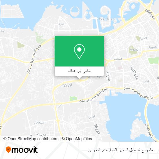 خريطة مشاريع الفيصل لتاجير السيارات