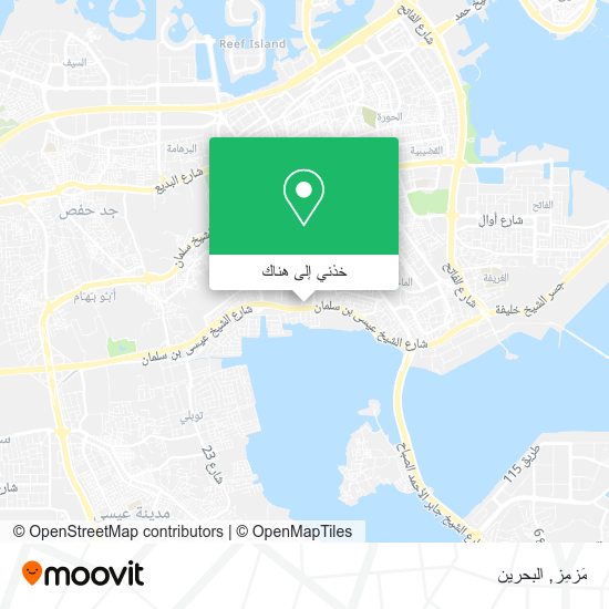 خريطة مَزمِز
