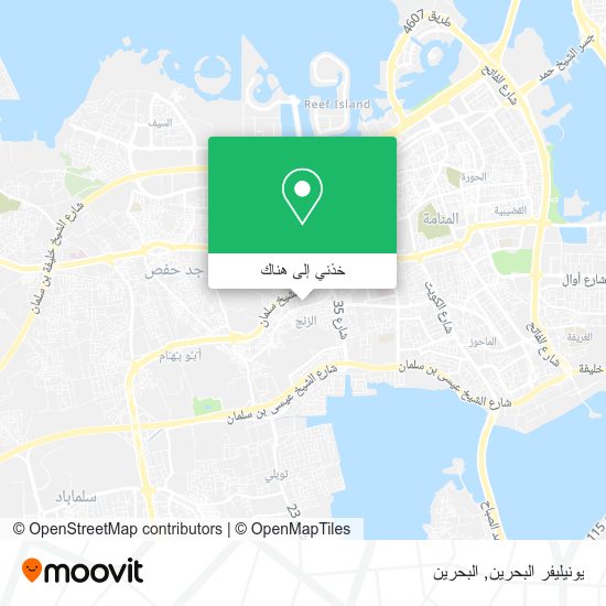 خريطة يونيليفر البحرين
