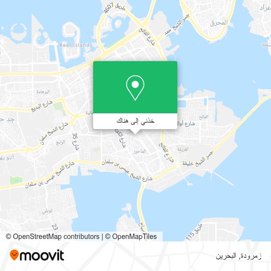 خريطة زمرودة