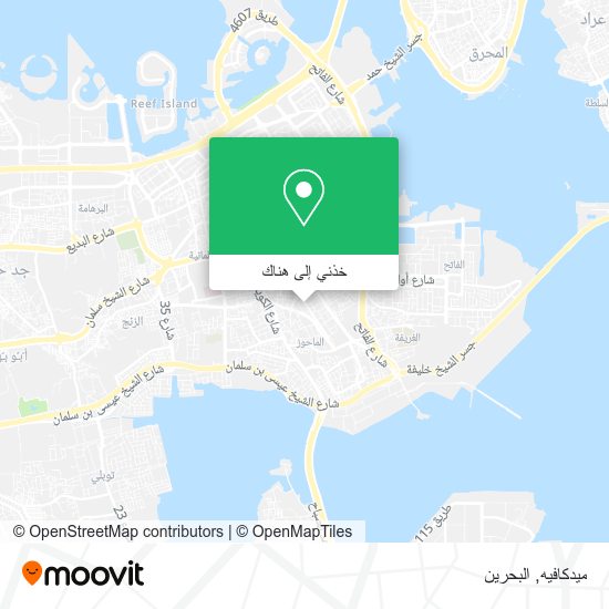 خريطة ميدكافيه