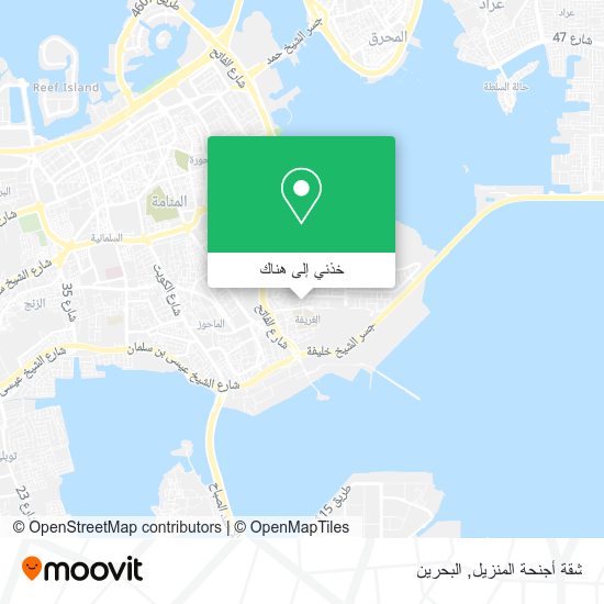 خريطة شقة أجنحة المنزيل