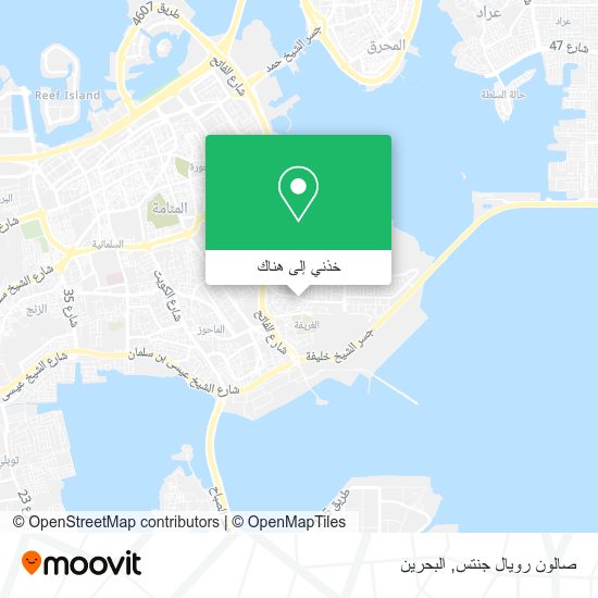 خريطة صالون رويال جنتس
