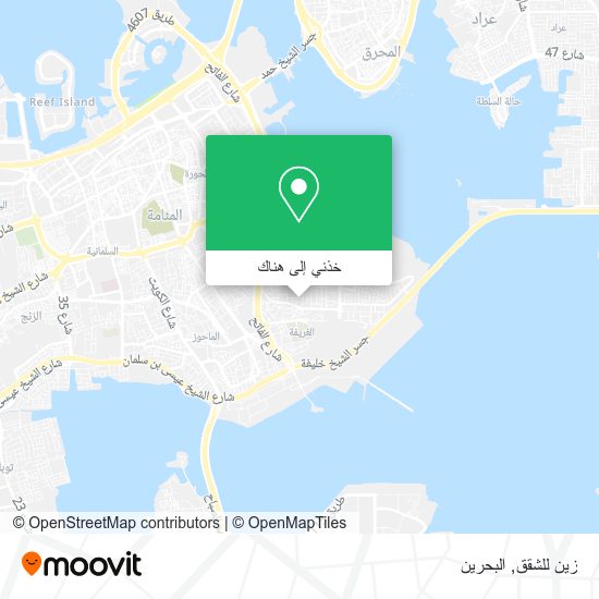 خريطة زين للشقق