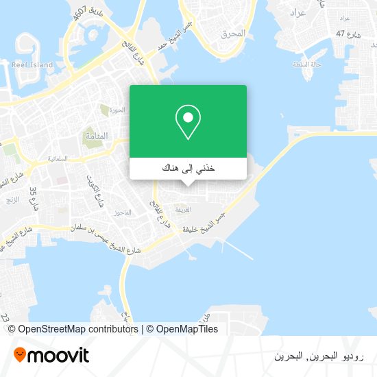 خريطة روديو البحرين