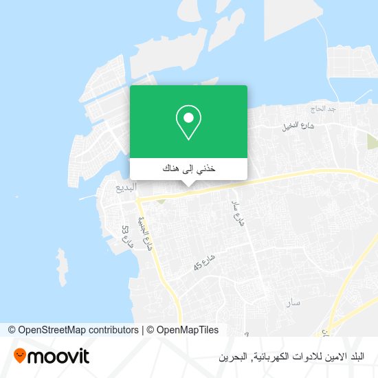 خريطة البلد الامين للادوات الكهربائية