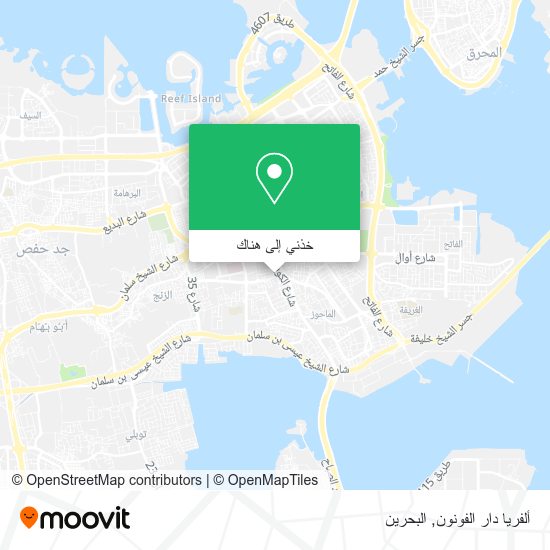 خريطة ألفريا دار الفونون