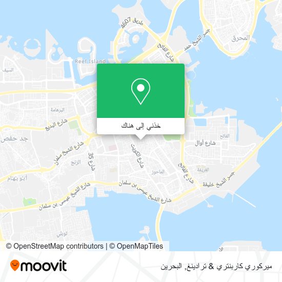 خريطة ميركوري كاربنتري & ترادينغ