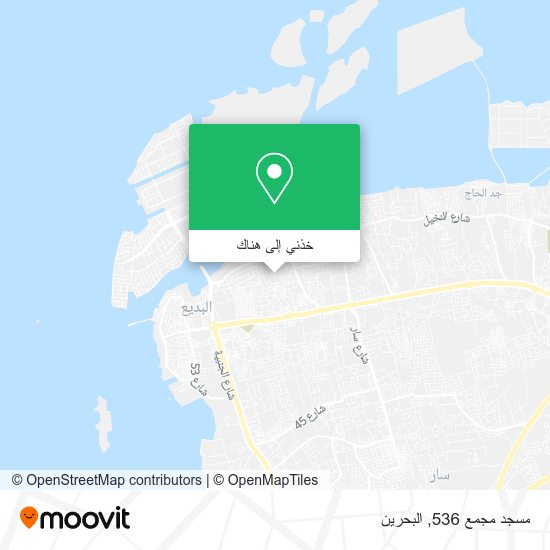 خريطة مسجد مجمع 536