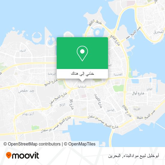 خريطة أبوخليل لبيع موادالبناء