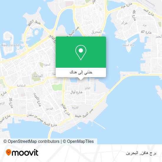 خريطة برج هافن