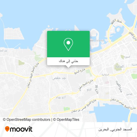 خريطة المسجد الجنوبي