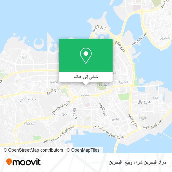 خريطة مزاد البحرين شراء وبيع