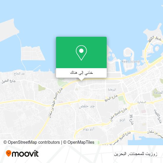 خريطة زوزيت للمعجنات