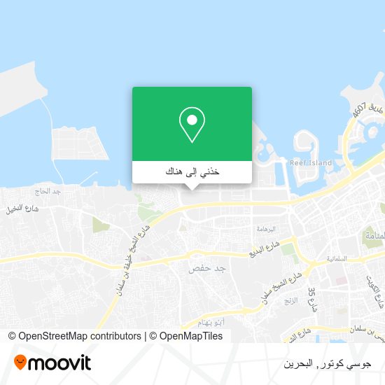خريطة جوسي كوتور